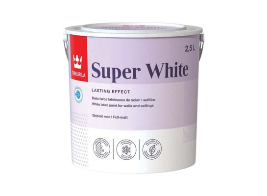 Farba lateksowa Tikkurila Super White 2,5 l