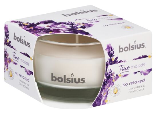 Świeca zapachowa w szkle 50/80 So Relaxed TM Bolsius