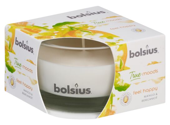 Świeca zapachowa w szkle 50/80 Feel Happy TM Bolsius