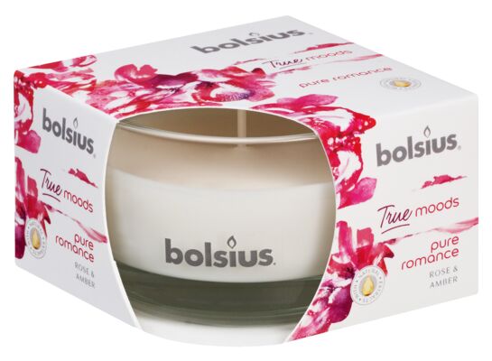 Świeca zapachowa w szkle 50/80 Pure Romance TM Bolsius