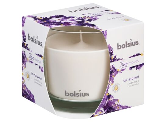 Świeca zapachowa w szkle 95/95 So Relaxed TM Bolsius