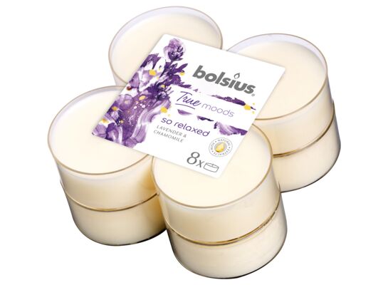 Podgrzewacze zapachowe Maxi 8 h So Relaxed TM 8 sztuk Bolsius
