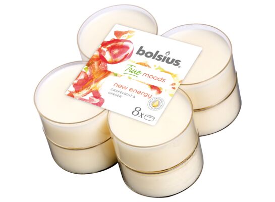 Podgrzewacze zapachowe Maxi 8 h New Energy TM 8 sztuk Bolsius