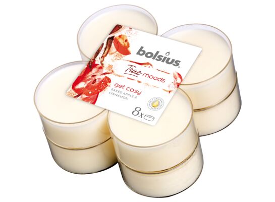 Podgrzewacze zapachowe Maxi 8 h Get Cosy TM 8 sztuk Bolsius