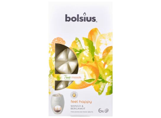 Woski zapachowe Feel Happy TM 6 sztuk Bolsius