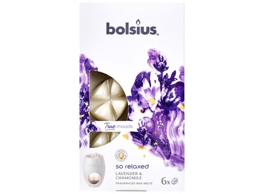 Woski zapachowe So Relaxed TM 6 sztuk Bolsius