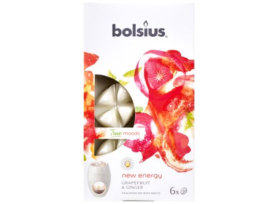Woski zapachowe New Energy TM 6 sztuk Bolsius