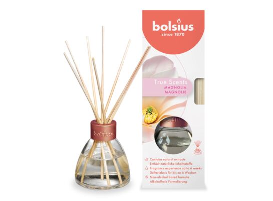Dyfuzor zapachowy 45 ml magnolia True Scents Bolsius