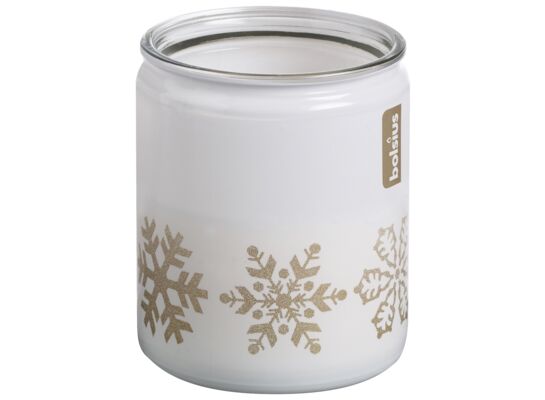 Świeca w szkle zapachowa biała 82 x 68 mm Bolsius