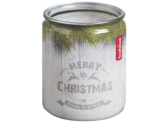 Świeca w szkle zapachowa zielona 82 x 68 mm Bolsius