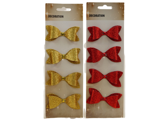 Kokarda 7 x 3 cm 4 sztuki mix