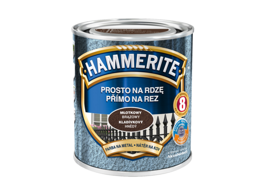 Farba Prosto Na Rdzę Brązowy Młotkowy 0,7 l Hammerite