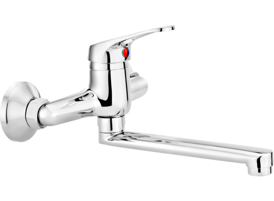 Bateria umywalkowa ścienna Lobo Neo