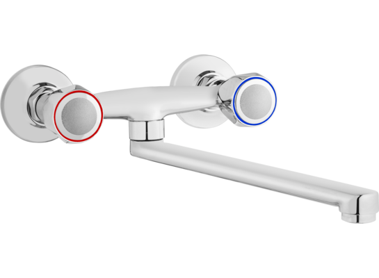 Bateria zlewozmywakowa ścienna Teno Neo