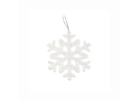 Zestaw lśniących śnieżynek 9,5 cm