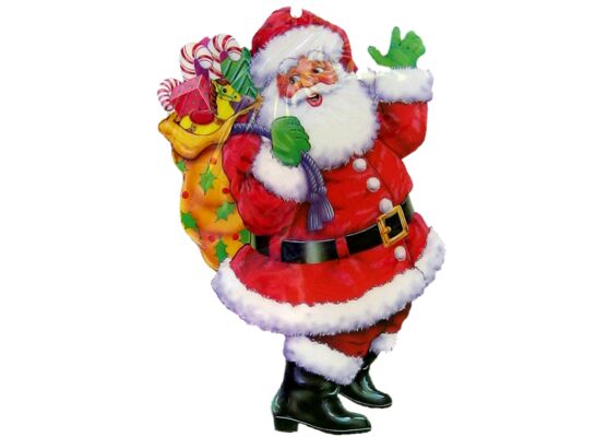 Dekoracja bożonarodzeniowa z przyssawką mix