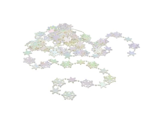 Łańcuch śnieżynki 270 x 3 cm