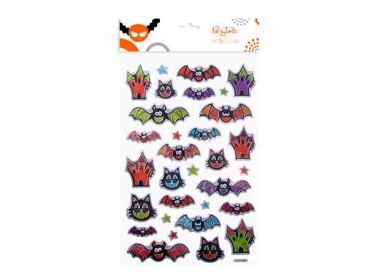 Metalizowane naklejki halloweenowe