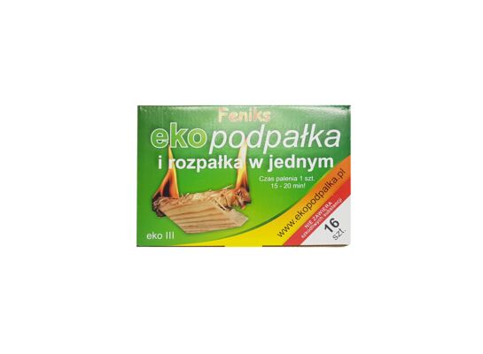Ekopodpałka i rozpałka w jednym