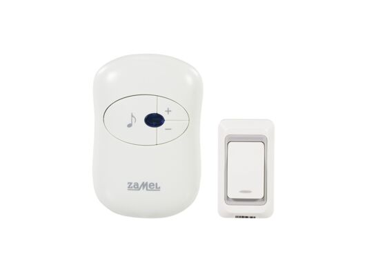 Dzwonek bezprzewodowy Disco biały Duwi