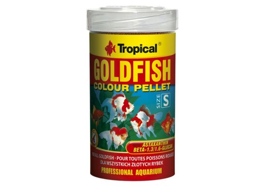 Granulat dla ryb goldFish Colour Pellet size S 100 ml / 45 g Tropical