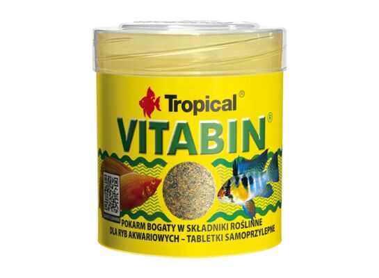 Tabletki wieloskładnikowe dla ryb Vitabin roślinny 50 ml / 36 g Tropical