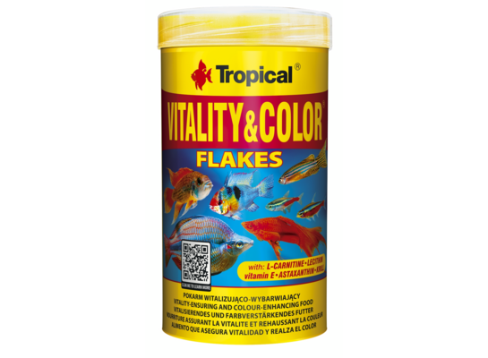 Pokarm dla ryb Vitality&Color płatek 250 ml / 50 g Tropical