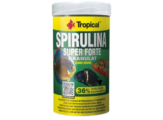 Granulat dla ryb Super Spirulina Forte 250 ml / 150 g Tropical