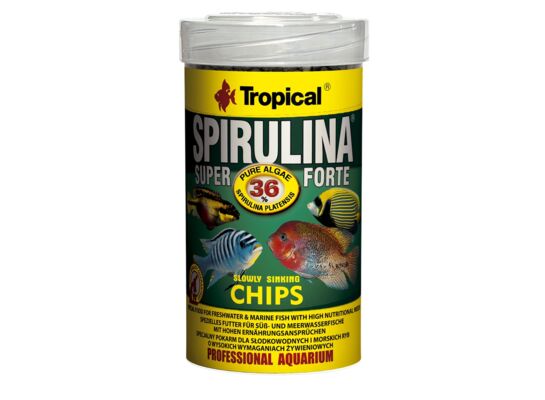 Pokarm dla ryb Super Spirulina Forte Chips 100 ml / 52 g Tropical