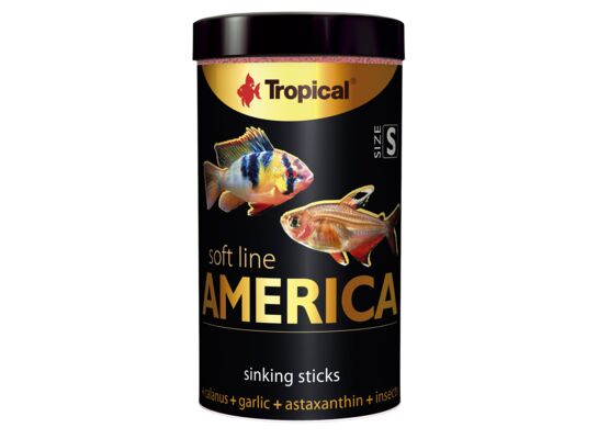 Pokarm dla ryb Soft Line America size S 250 ml / 140 g Tropical