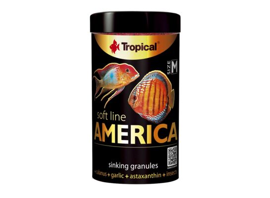 Pokarm dla ryb Soft Line America size M 100 ml / 60 g Tropical