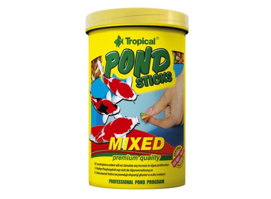 Pokarm dla ryb pływający pond Sticks mixed worek 1000 ml / 90 g Tropical