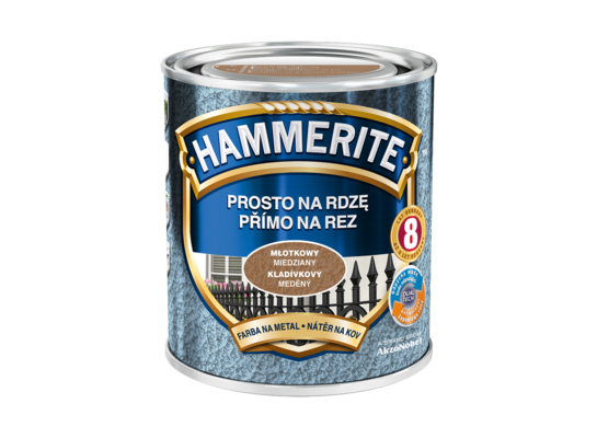 Farba Prosto Na Rdzę Miedziany Młotkowy 0,7 l Hammerite