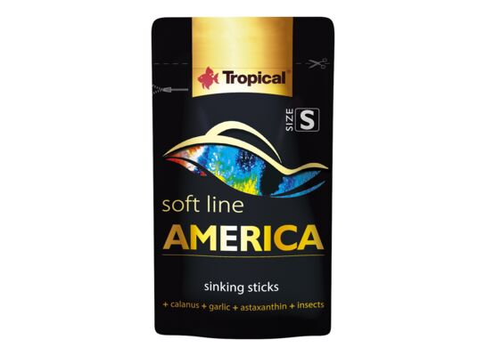 Pokarm dla ryb Soft Line America size S 10 g Tropical