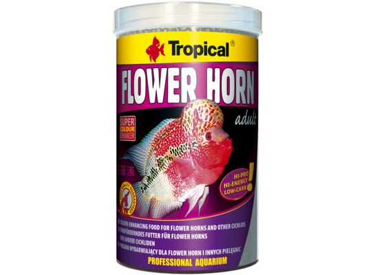 Pokarm dla ryb pływający Flower Horn Adult Pellet 1000 ml / 380 g Tropical
