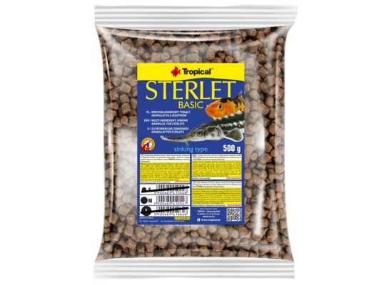 Pokarm dla ryb sterlet basic "M" worek 1000 ml / 500 g Tropical
