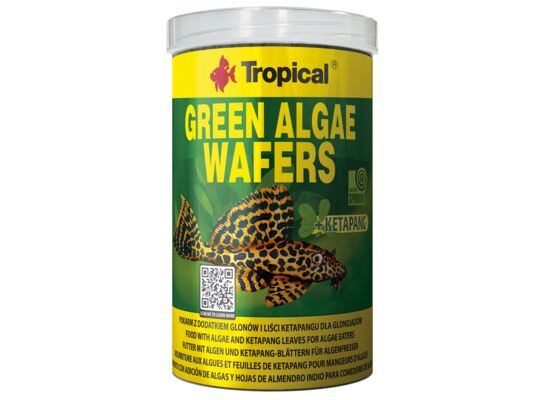 Pokarm dla glonojadów Green Algae Wafers 1000 ml / 450 g Tropical