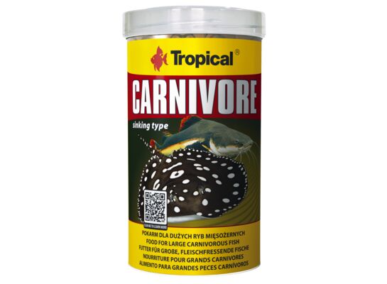 Pokarm dla ryb Carnivore 500 ml / 300 g Tropical