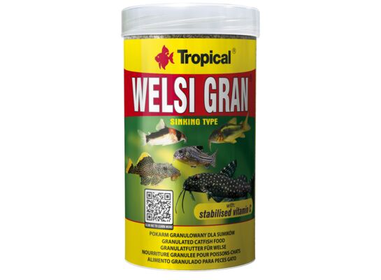Pokarm dla ryb welsi Gran 250 ml / 162,5 g Tropical
