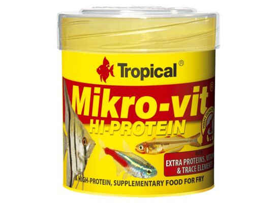 Pokarm podstawowy dla narybku Mikro-Vit Hi-Protein 50 ml / 32 g Tropical
