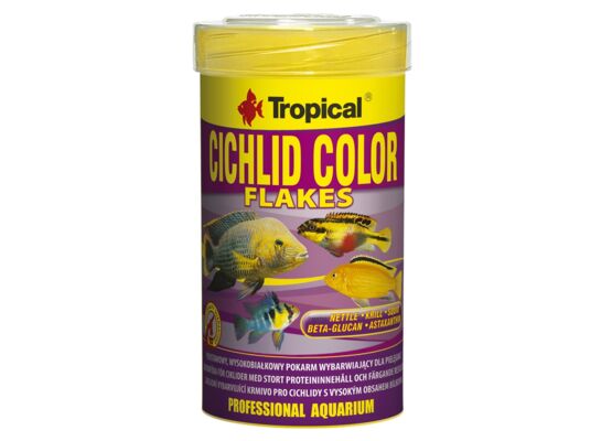 Pokarm dla ryb Cichlid Color Flakes 100 ml / 20 g Tropical