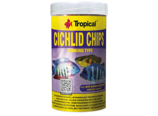 Karma dla ryb Cichlid Chips 250 ml / 130 g Tropical