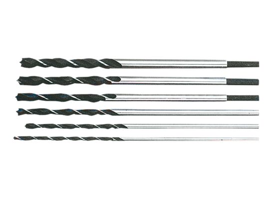 Wiertło do drewna spiralne 6 - 14 mm, zestaw 6 sztuk Top Tools