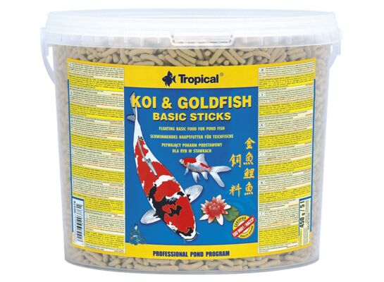 Pokarm dla ryb pływający koi&goldFish basic Sticks 5 l / 450 g Tropical