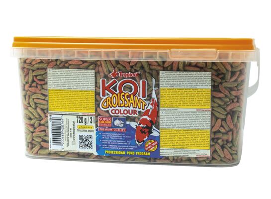 Pokarm dla ryb pływający koi croissant Colour 3 l / 720 g Tropical