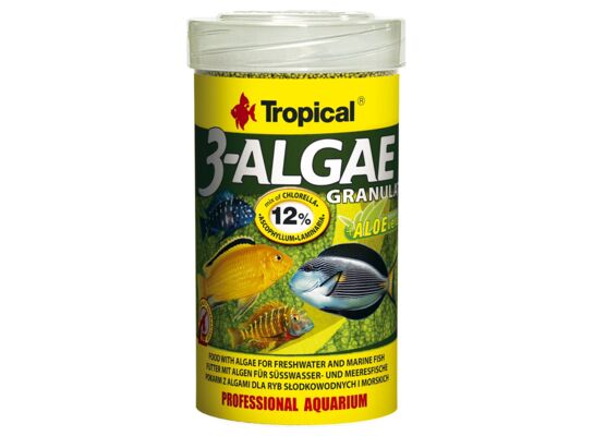 Granulat dla ryb 3-Algae 100 ml / 44 g Tropical
