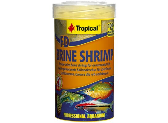 Pokarm dla ryb ozdobnych FD Brine Shrimp 100 ml / 8 g Tropical