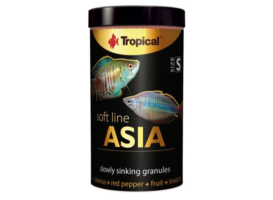 Pokarm dla ryb Soft Line Asia size S 250 ml / 125 g Tropical