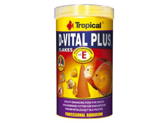 Pokarm dla ryb D-Vital Plus płatek 500 ml / 100 g Tropical