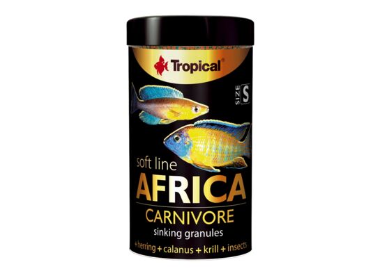 Pokarm dla ryb Soft Line Africa Carnivore size S 100 ml / 60 g Tropical